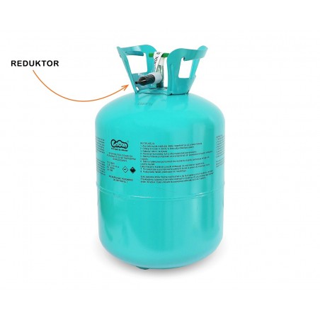 Single helium cylinder - large