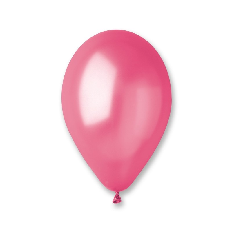 Dark pink metallic balloon - 30cm