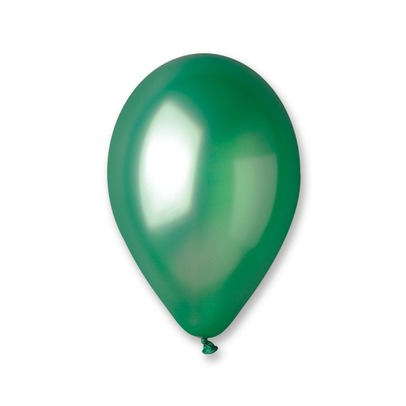 Roheline metallik õhupall - 30cm