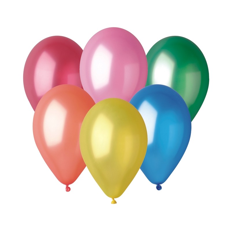Non-ferrous metallic balloons - 30cm (8)