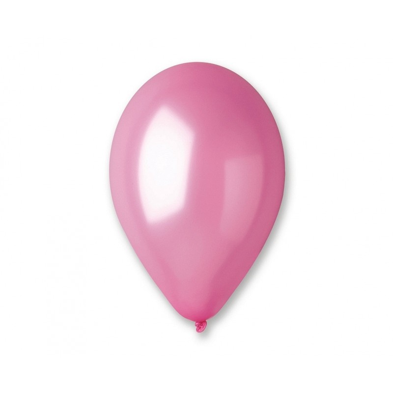 Pink metallic balloon - 30cm