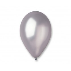 Silver metallic balloon - 30cm