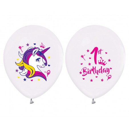 Balloons Number 1 - Unicorn 12"/30 (5pcs)