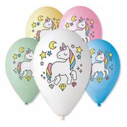 Unicorn balloons - 30cm(5)