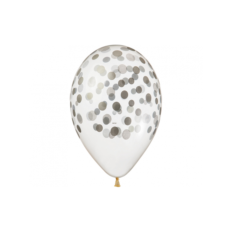 Silver Balloons 13"/33cm(5)