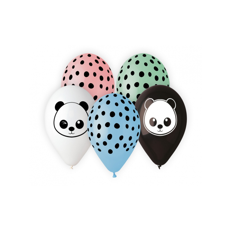 Balloons with panda - 33cm(5)