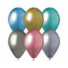 Colored balloons, chrome - 33cm (50)