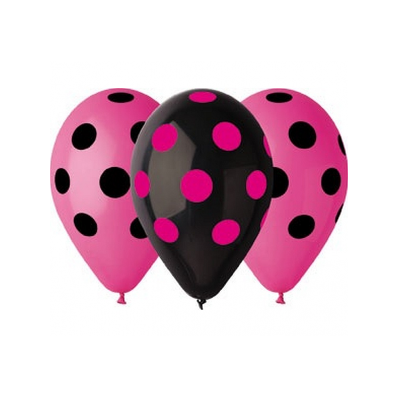 Spotted balloons - 30cm(5pcs)
