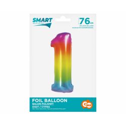 Foil balloon number 1 - 78cm