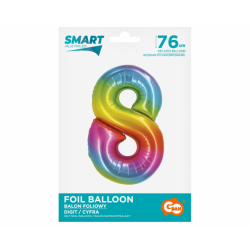 Foil balloon number 8 - 78cm