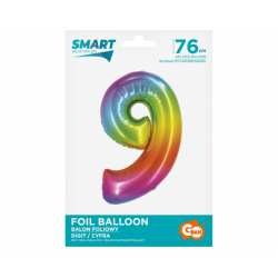 Foil balloon number 9 - 78cm
