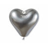 Õhupall hõbedane süda (30cm)