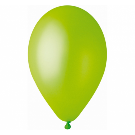 Light green metallic balloon - 30cm