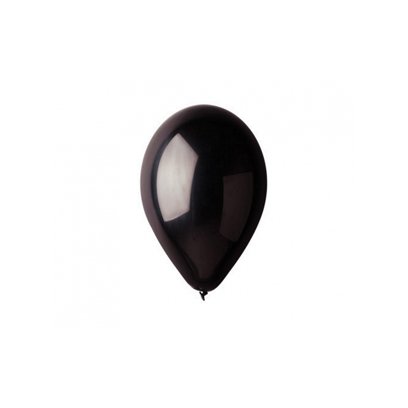 Must metallik õhupall - 30cm