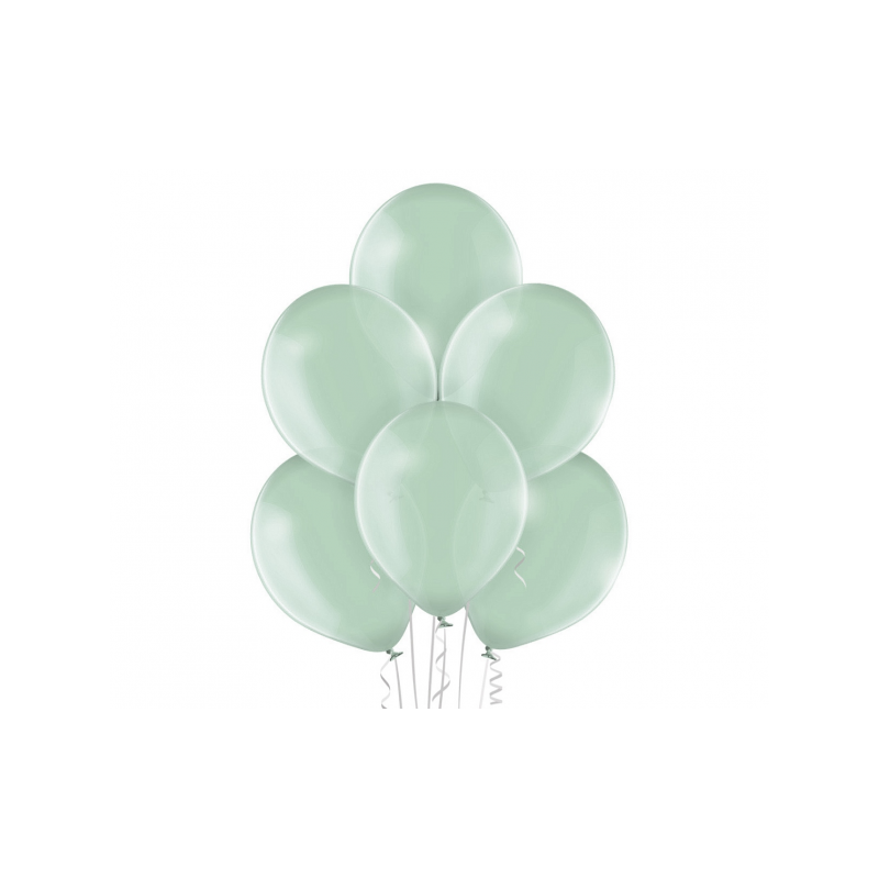 Transparent green balloon - 30cm