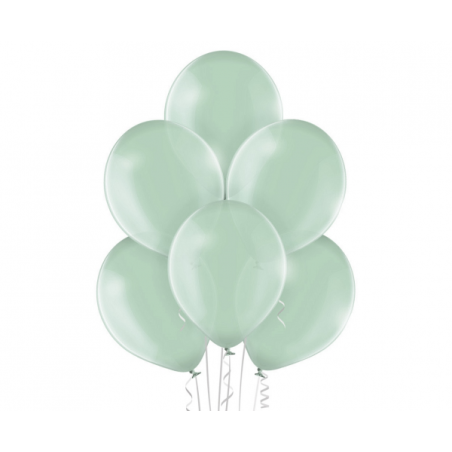 Transparent green balloon - 30cm
