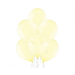 Transparent yellow balloon - 30cm