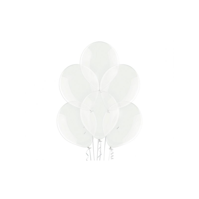 Transparent white balloon - 30cm