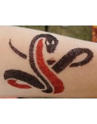 Glitter tattoo